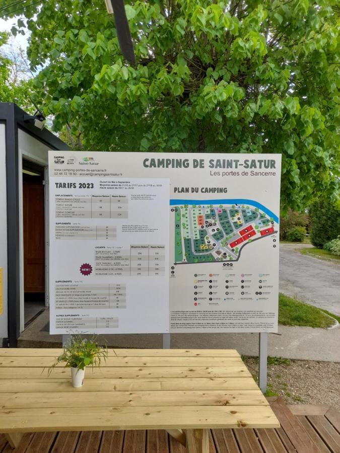 Camping Les Portes De Sancerre 圣萨蒂尔 外观 照片